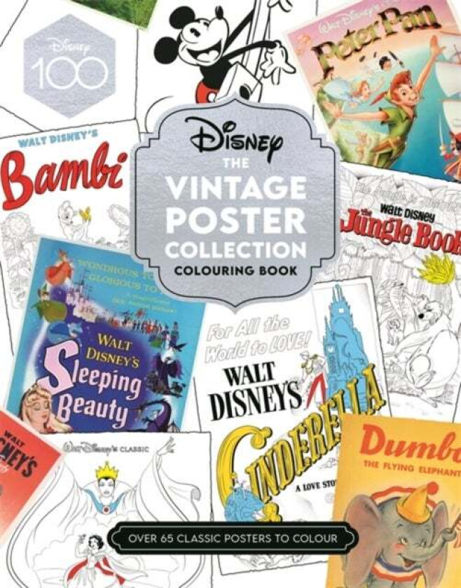 Disney The Vintage Poster Collection Colouring Book av Walt Disney Company Ltd.