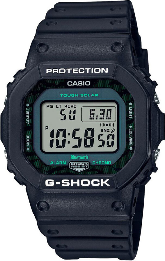 G-Shock GW-B5600MG-1ER - Digital - Sort - Herreklokker - Fiberrem - Mineral