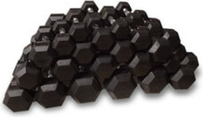 Manualsett hexgummi 12,5-25 kg, JTC Power