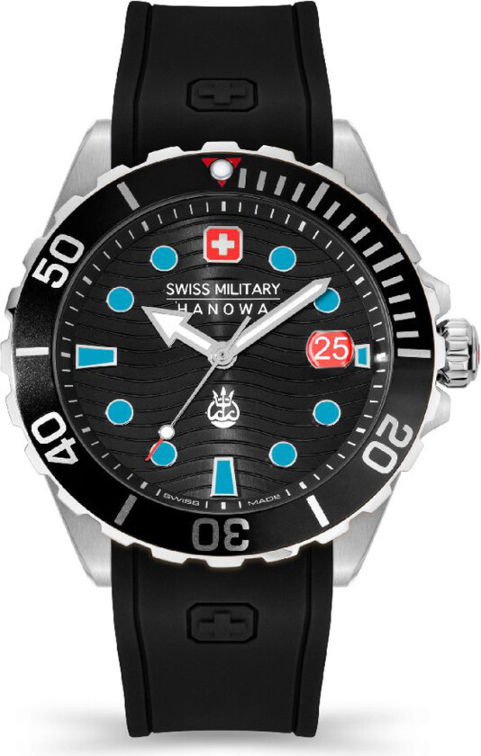Offshore Diver II SMWGN2200303 - Kvarts - Sølv - Herreklokker - Silikon - Safir