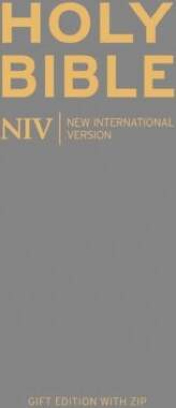 NIV Pocket Charcoal Soft-tone Bible with Zip av New International Version