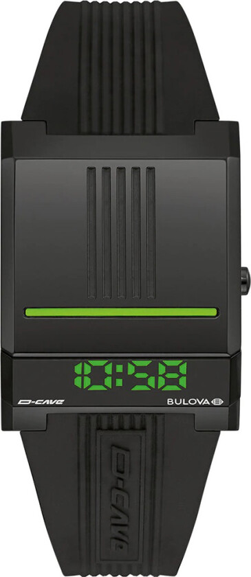 Computron D-Cave Special Edition 98C141 - Digital - Sort - Herreklokker - Silikon - Mineral