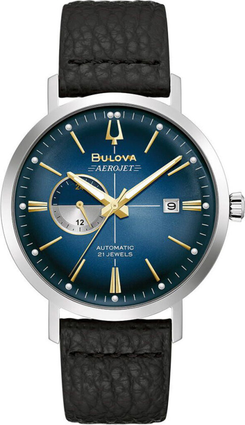 Classic Aerojet GMT 96B374 - Automatisk - Sølv - Herreklokker - Skinn - Mineral
