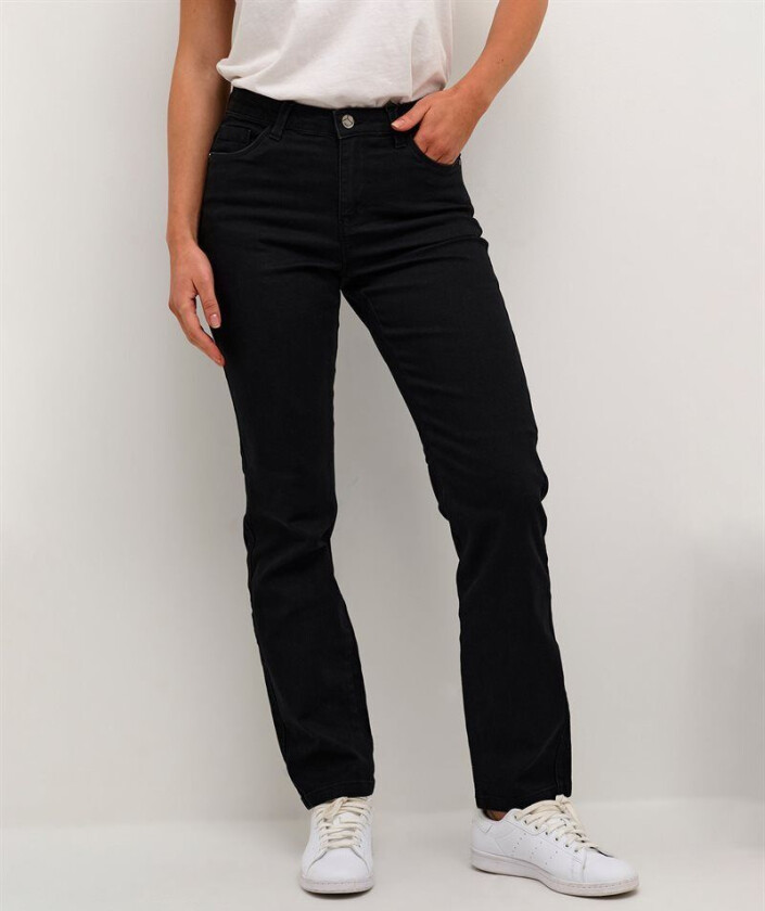 Vicky Straight Jeans Svart 40