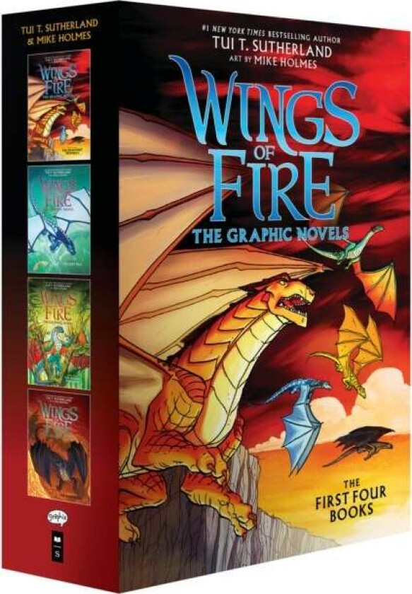 Wings of Fire Graphix Paperback Box Set (Books 1-4 av Tui T. Sutherland