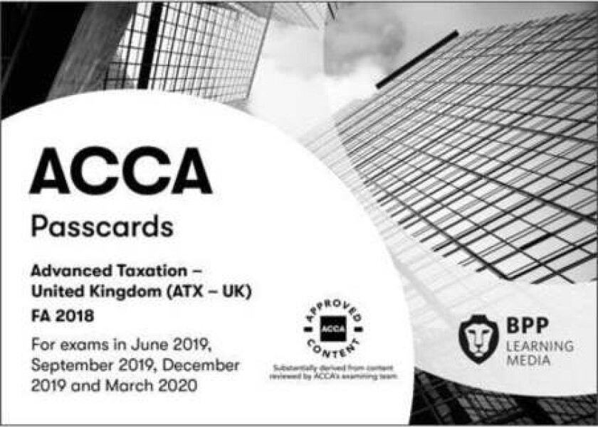 ACCA Advanced Taxation FA2018 av BPP Learning Media