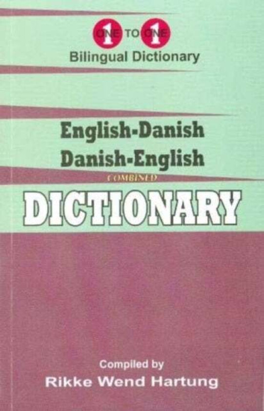 English-Danish & Danish-English One-to-One Dictionary (exam-suitable) av R Hartung