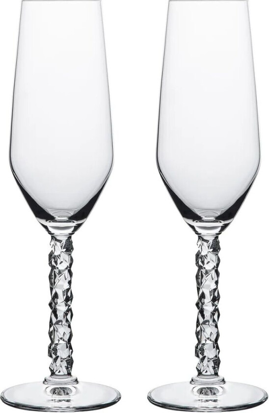 Carat champagneglass 24 cl 2-pakning Klar