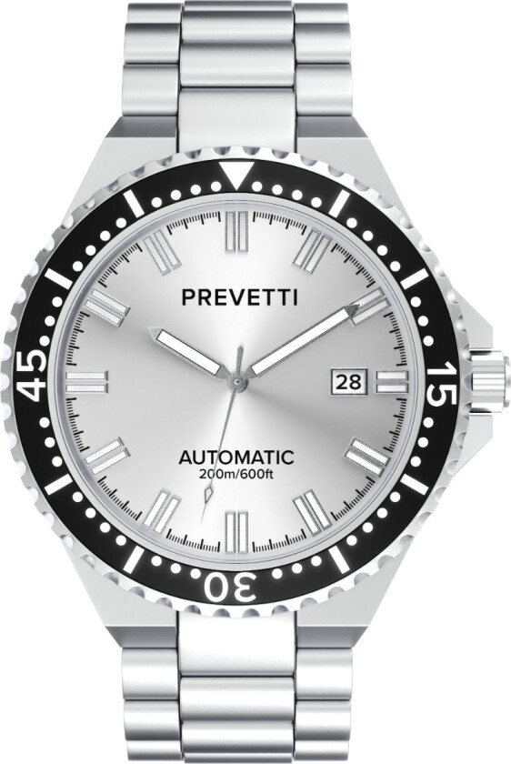 ProDiver 200m Automatic PR1901 - Automatisk - Sølv - Herreklokker - Rustfritt stål - ledd m/pin - Safir