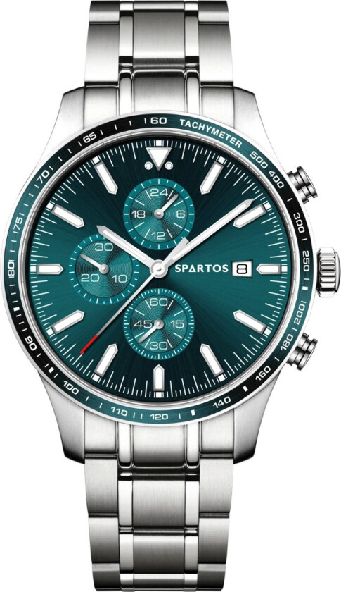 Classic Sapphire Chronograph SPW8502 - Kvarts - Sølv - Herreklokker - Rustfritt stål - ledd m/pin - Safir