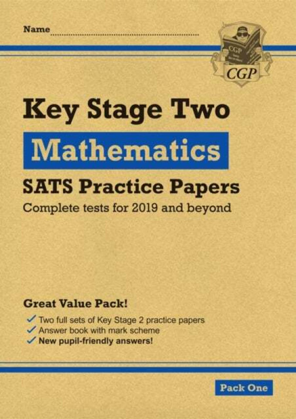 KS2 Maths SATS Practice Papers: Pack 2 - for the 2024 tests (with free Online Extras) av CGP Books