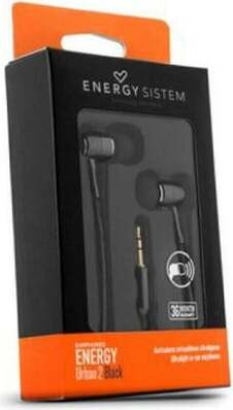 Hodetelefoner Energy Sistem 422845 Svart