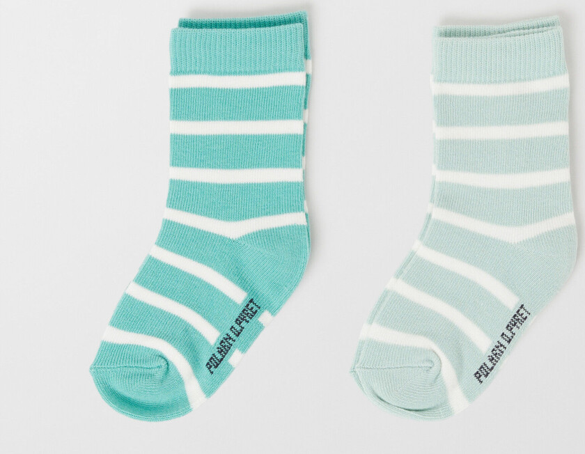 2-pakning sokker stripet 37 39