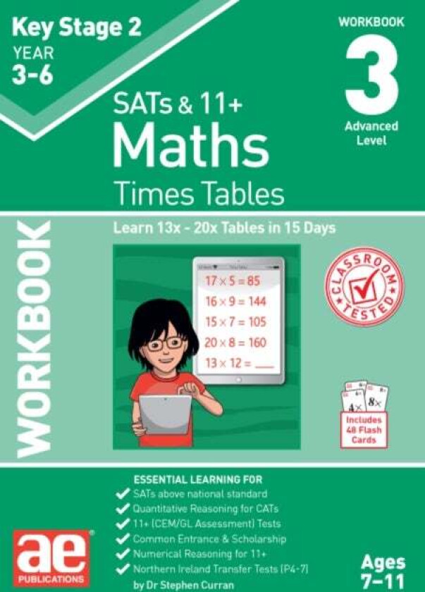 KS2 Times Tables Workbook 3 av Dr Stephen C Curran