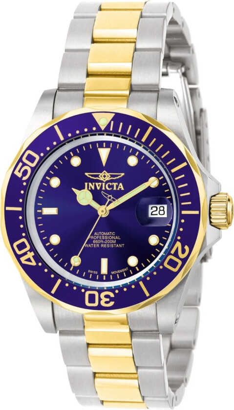 200m Pro Diver 9310 - Kvarts - Sølv - Herreklokker - Rustfritt stål - ledd m/pin - Mineral