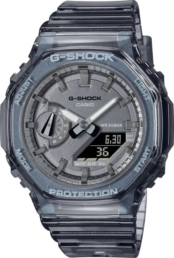 G-Shock GMA-S2100SK-1AER - Anadigi - Sort - Dameklokker - Resin - Mineral