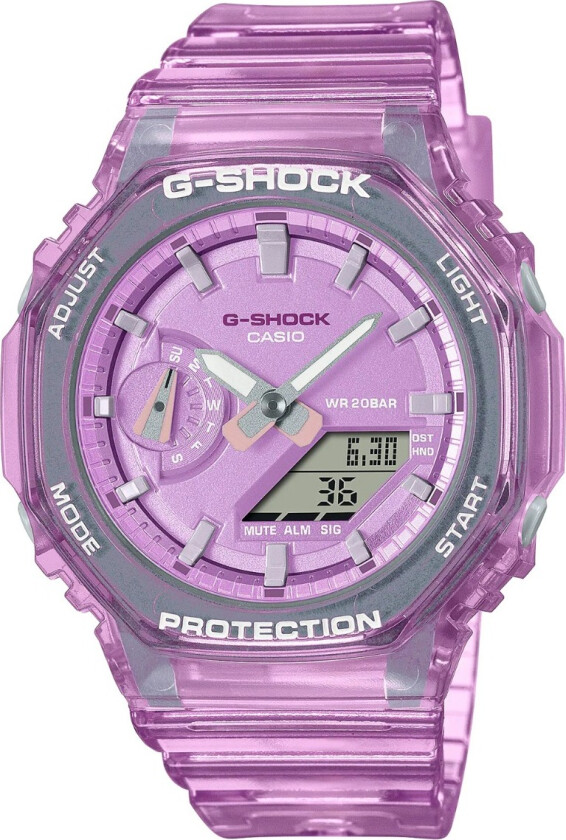 G-Shock GMA-S2100SK-4AER - Anadigi - Lilla - Dameklokker - Resin - Mineral
