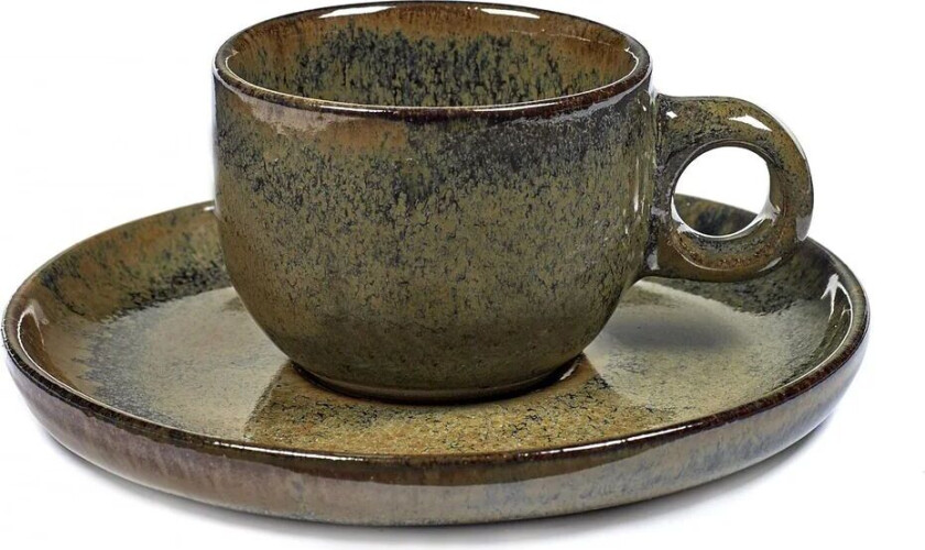 Surface espressokopp med fat 10 cl Indi grey