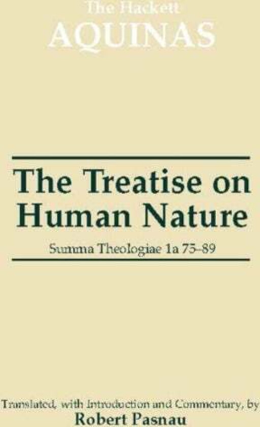 The Treatise on Human Nature av Thomas Aquinas