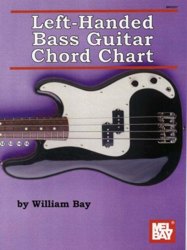 Left-Handed Bass Guitar Chord Chart av William Bay