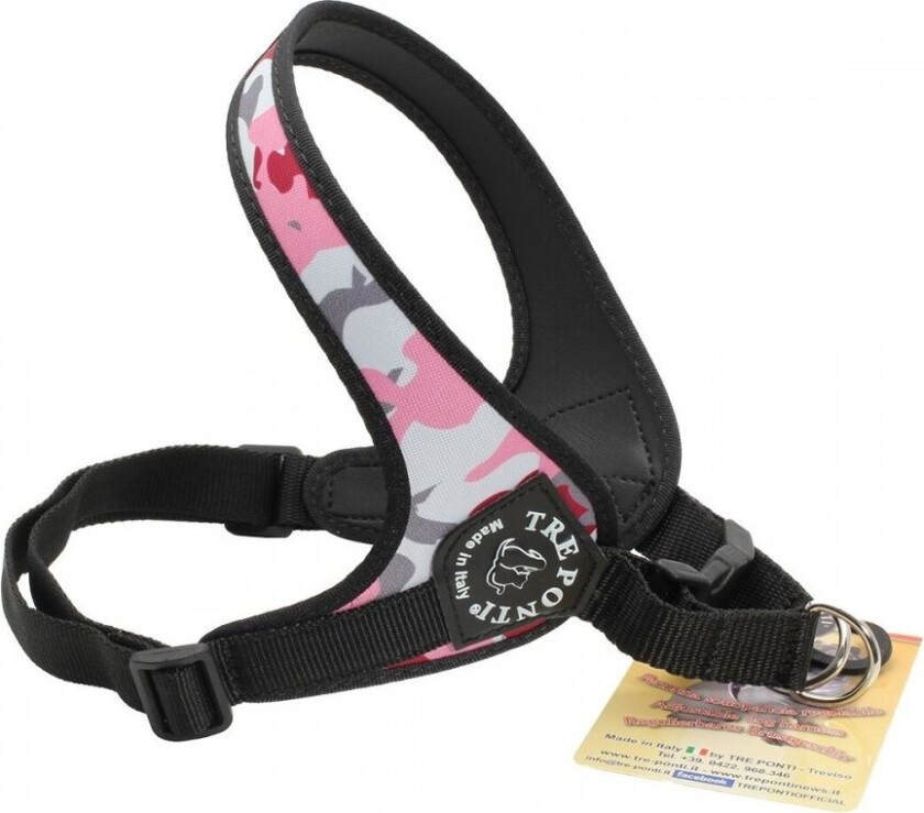 Treponti Justerbar Hundsele, spänne rs/camo (4)