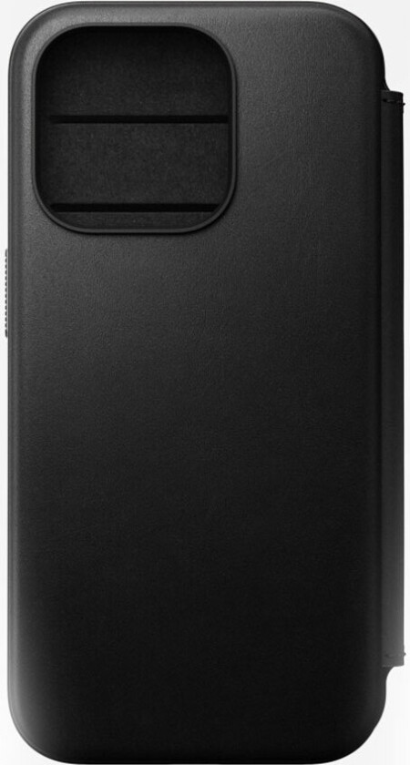 iPhone 15 Pro Modern Leather Folio Deksel - MagSafe Kompatibel - Svart