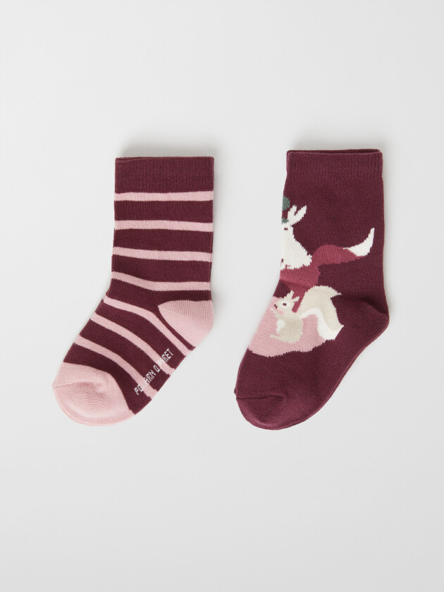 2-pakning sokker 25 27