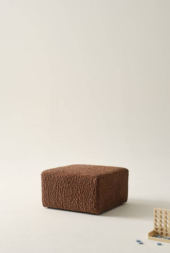 sofamodul puff 50x50 cm Brun