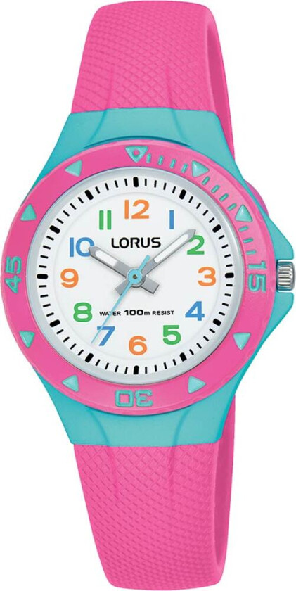 Kids R2351MX9 - Kvarts - Rosa - Barneklokker - Gummi - Akryl