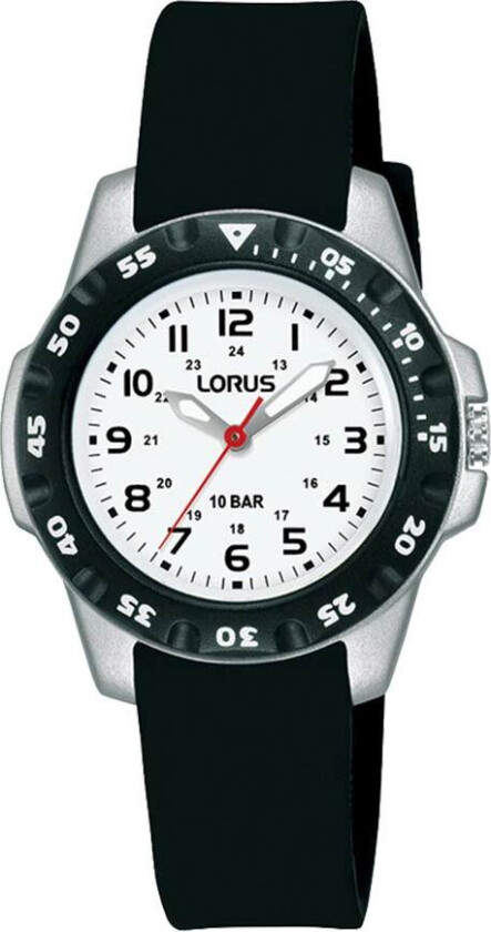 Ladies RRX53HX9 - Kvarts - Sølv - Unisex - Gummi - Akryl