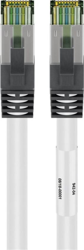 Halogenfri S/FTP-nettverkskabel Cat. 8.1 3 m