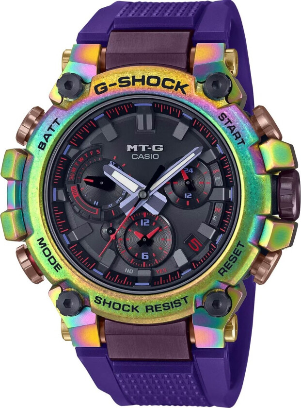 G-Shock Limited Edition MTG-B3000PRB-1AER - Kvarts - Blå Grønn - Herreklokker - Resin - Safir