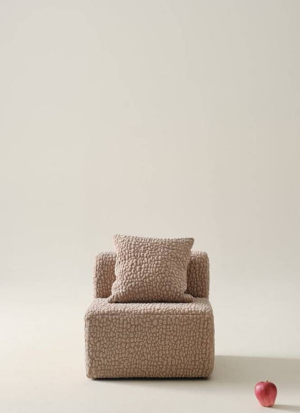 sofamodul med rygg + 1 pute Beige