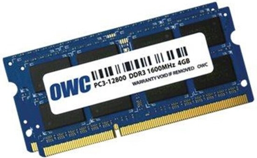 Other World Computing - DDR3L - kit - 8 GB: 2 x 4 GB - SO-DIMM 204-pin - 1600 MHz / PC3L-12800 - unbuffered