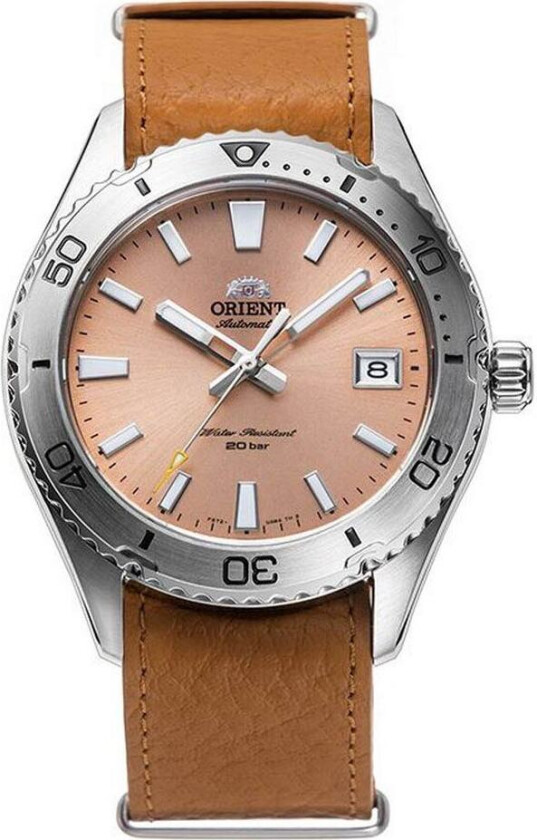 Sports Mako RA-AC0Q05P - Automatisk - Sølv - Herreklokker - Skinn - Safir