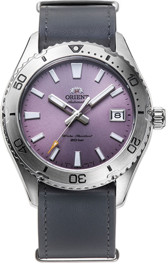 Sports Mako RA-AC0Q07V - Automatisk - Sølv - Herreklokker - Skinn - Safir