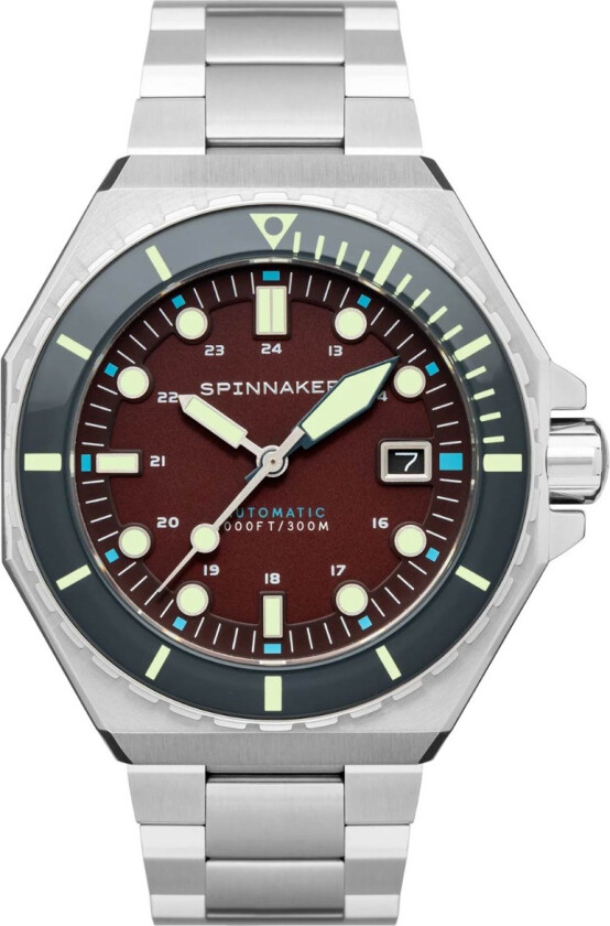 Dumas Automatic SP-5081-AA - Automatisk - Sølv - Herreklokker - Rustfritt stål - ledd m/pin - Safir