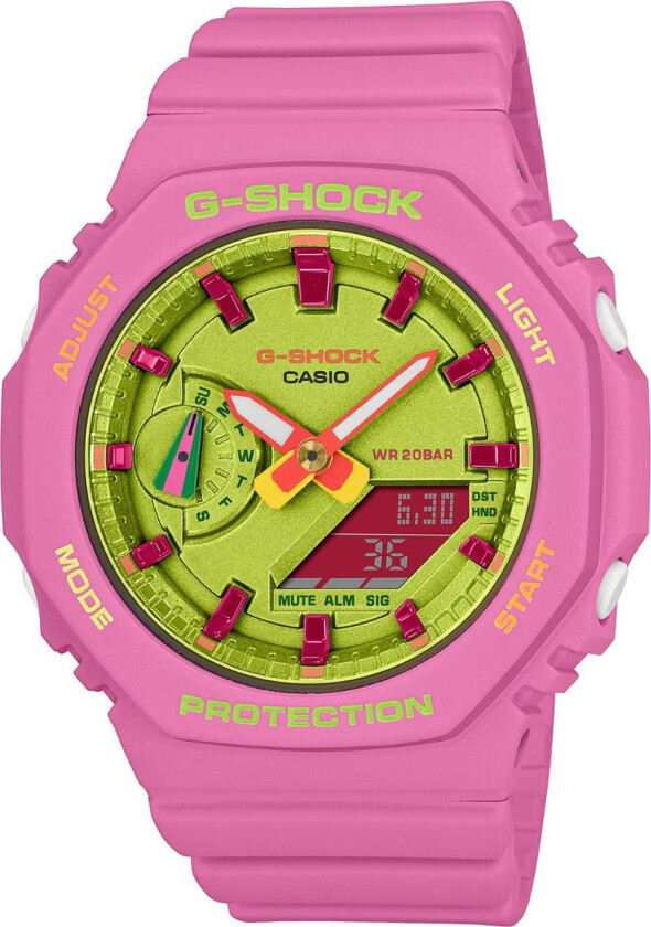 G-Shock GMA-S2100BS-4AER - Anadigi - Rosa - Dameklokker - Resin - Mineral