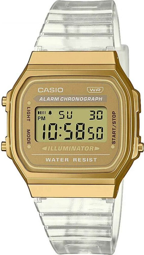 Classic A168XESG-9AEF - Digital - Gull - Unisex - Resin - Akryl