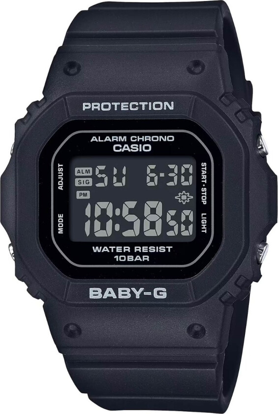 Baby-G BGD-565-1ER - Digital - Sort - Dameklokker - Resin - Mineral
