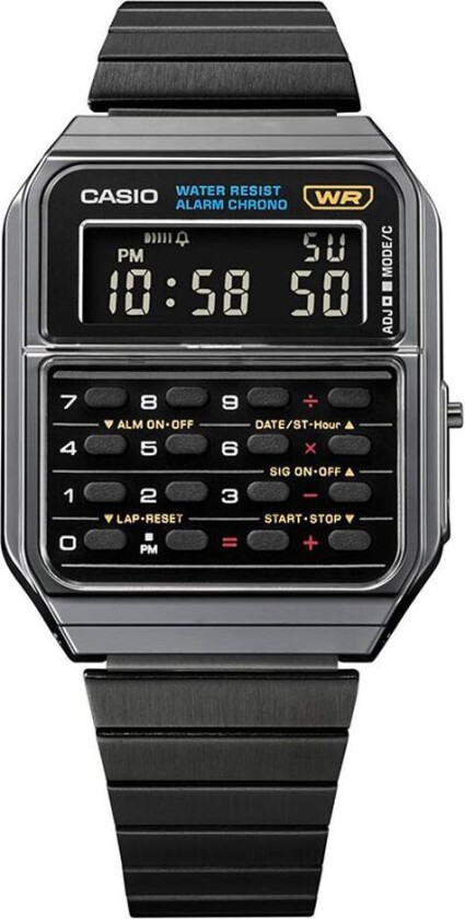 Classic CA-500WEGG-1BEF - Digital - Sort - Unisex - Rustfritt stål - ledd m/pin - Akryl