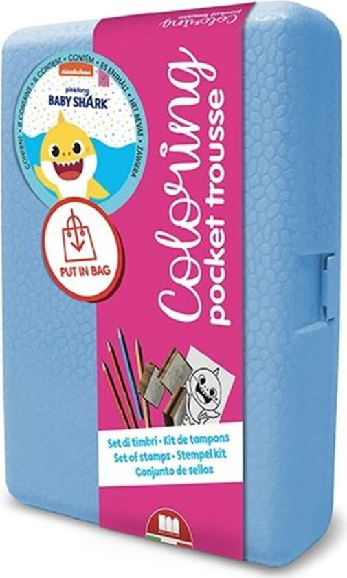 Penalhus med stempelsett og blyanter