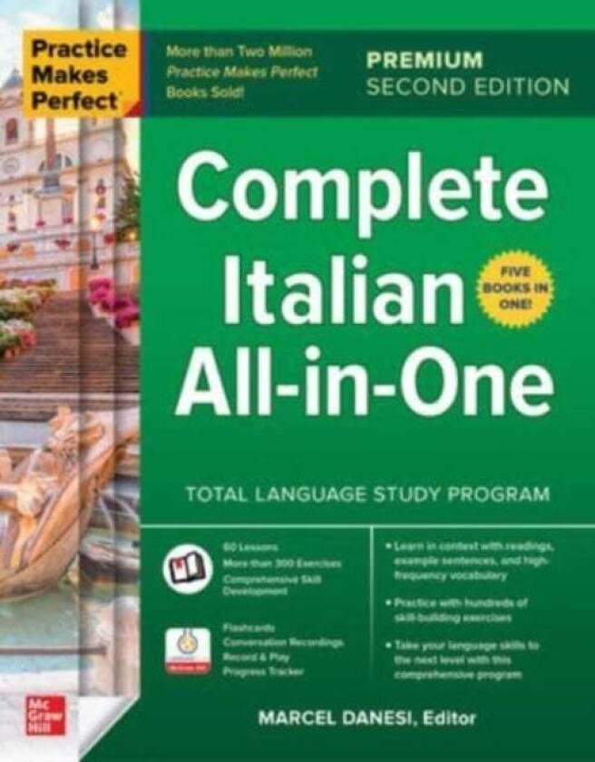 Practice Makes Perfect: Complete Italian All-In-One, Premium Second Edition Av Marcel Danesi