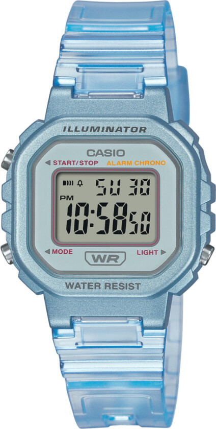 Classic LA-20WHS-2AEF - Digital - Blå - Unisex - Resin - Akryl