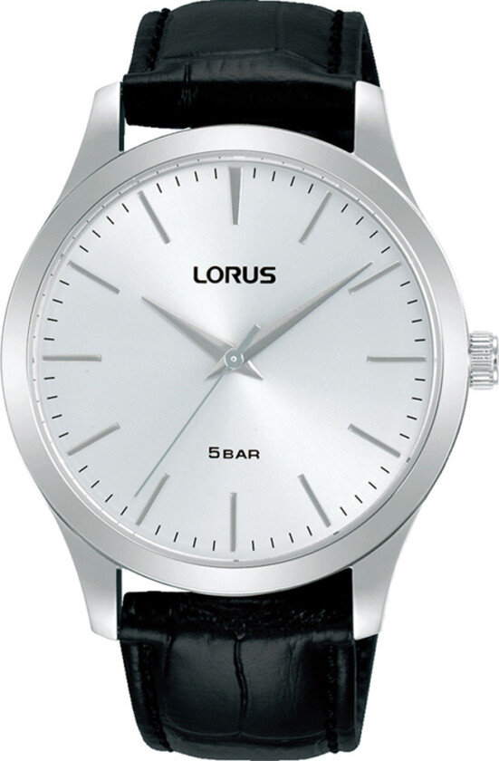 Mens RRX73HX9 - Kvarts - Sølv - Herreklokker - Skinn - Mineral