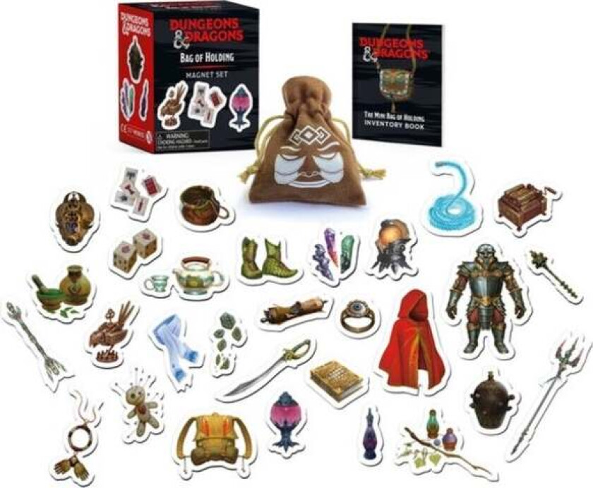 Dungeons & Dragons: Bag of Holding Magnet Set av Brenna Dinon, Dungeons & Dragons