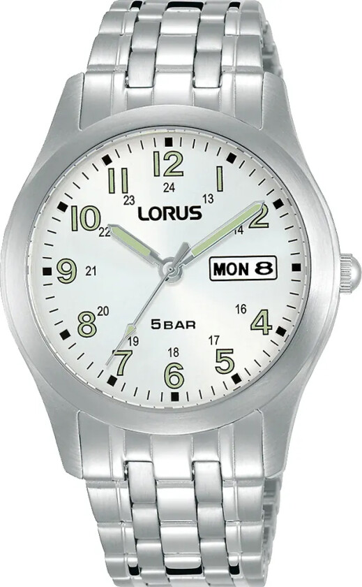 Mens RXN75DX5 - Kvarts - Sølv - Unisex - Rustfritt stål - ledd m/pin - Mineral