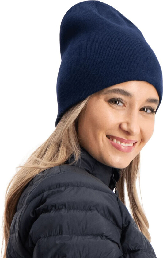 Basic Beanie, lue unisex Navy Blazer