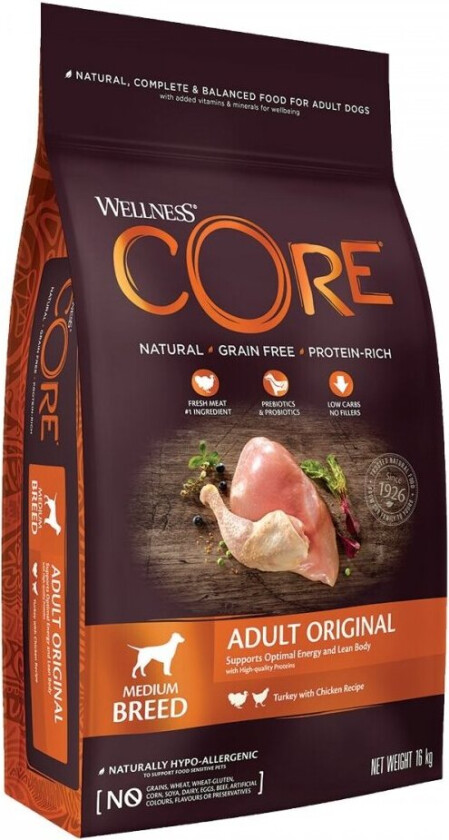 CORE Dog Adult Original Turkey (16 kg)