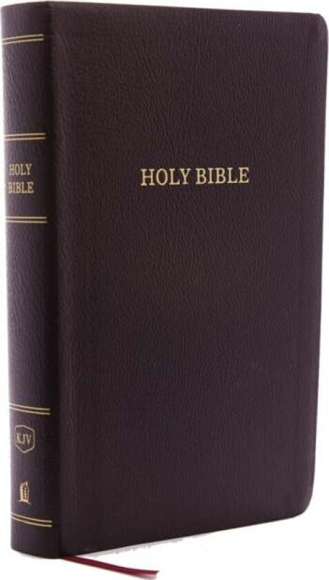 KJV Holy Bible, Personal Size Giant Print Reference Bible, Burgundy Bonded Leather, 43,000 Cross Ref av Thomas Nelson